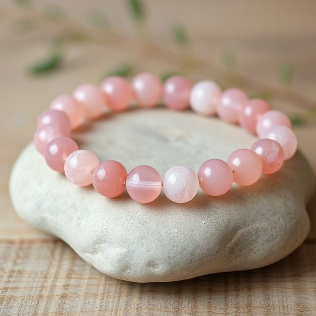 Rose Quartz Bracelet – AAA Quality Stone of Love & Emotional Healing