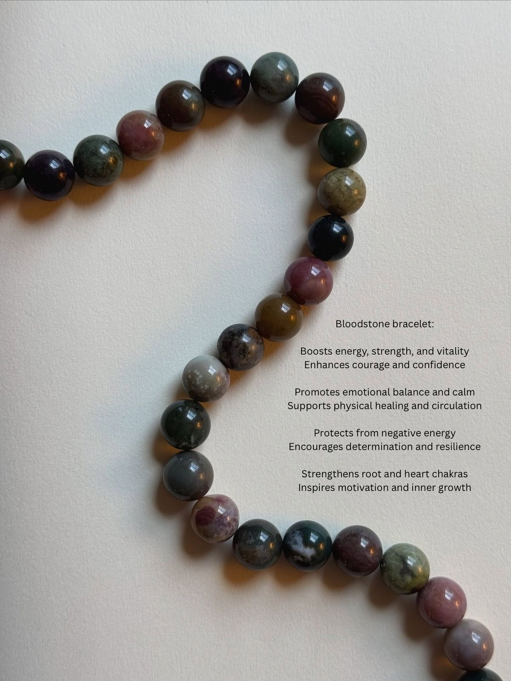 Blood Stone Bracelet – AAA Quality Stone of Strength & Vitality