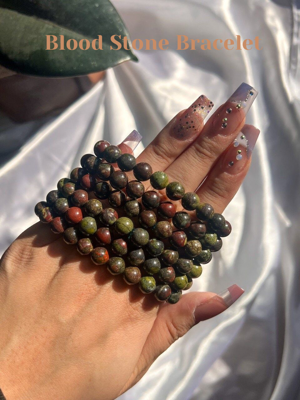 Blood Stone Bracelet – AAA Quality Stone of Strength & Vitality