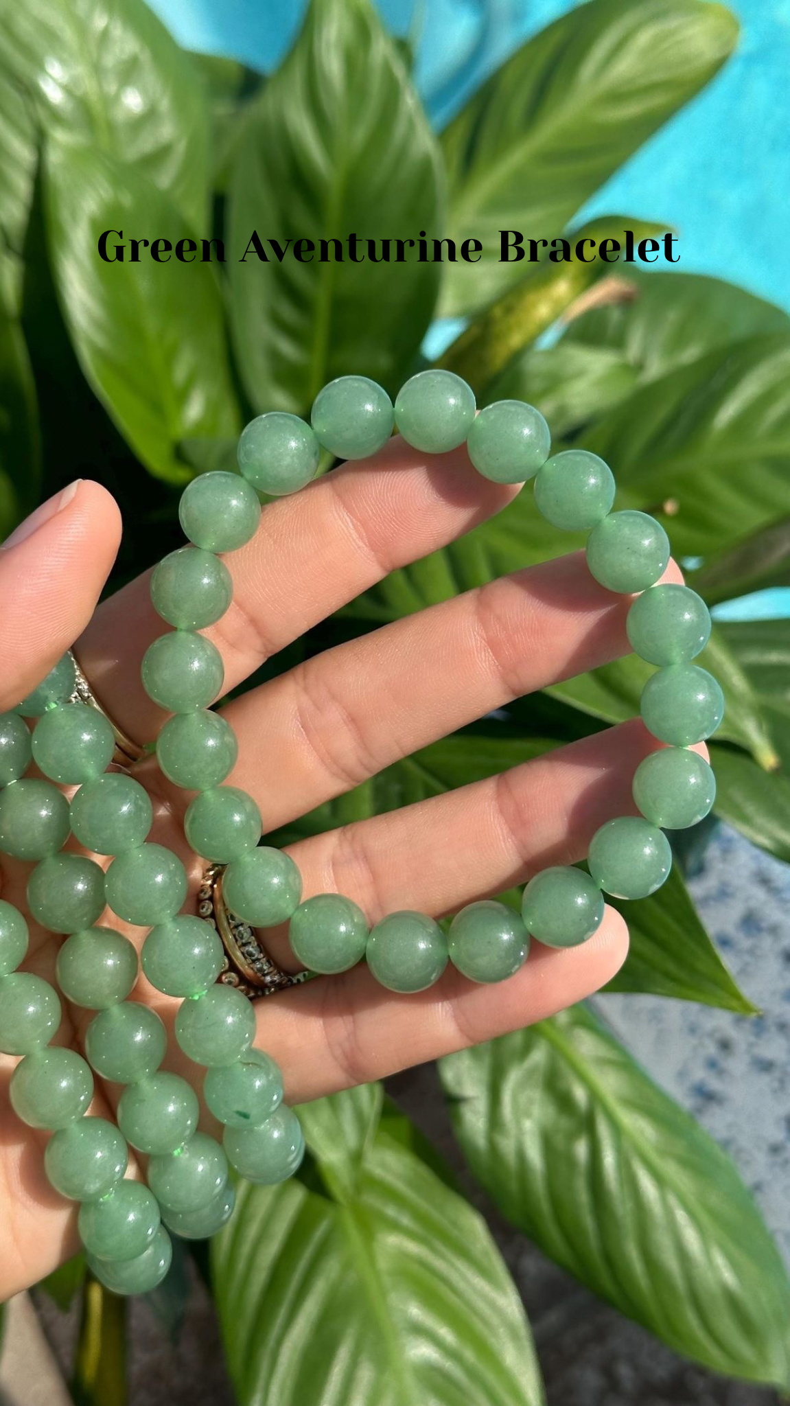 Green Aventurine Bracelet – AAA Quality Stone of Luck & Prosperity