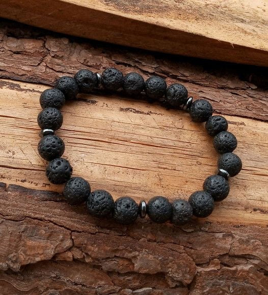 Lava Stone Bracelet – AAA Quality Stone of Strength & Grounding