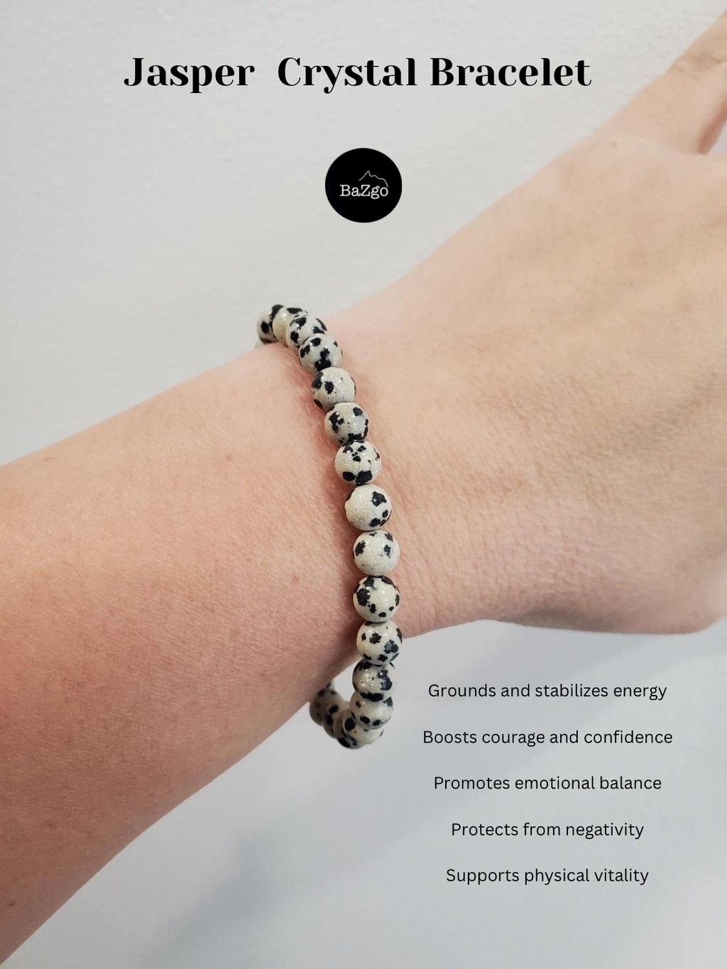 Jasper Crystal Bracelet – AAA Quality Stone of Stability & Strength