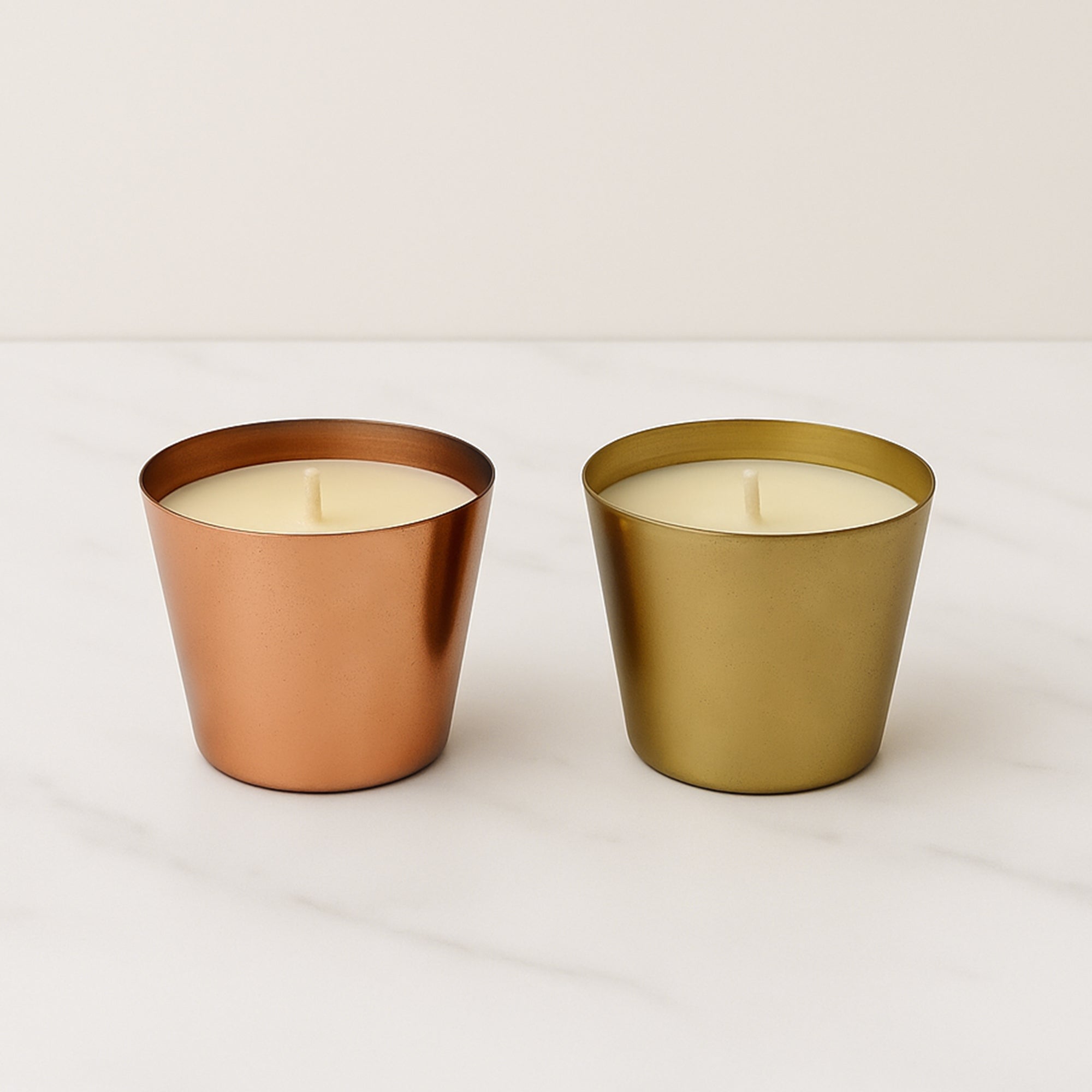 Matte Gold Candle | Soy Wax Candle by Bazgo