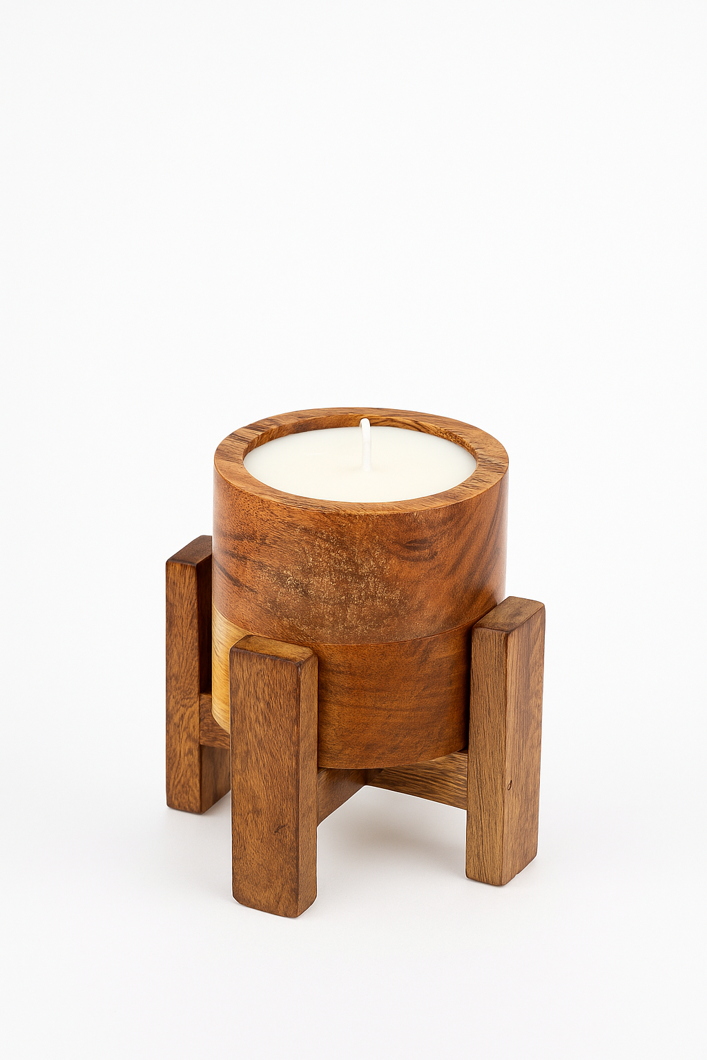 Rustic Stand Candle | Soy Wax Candle by Bazgo