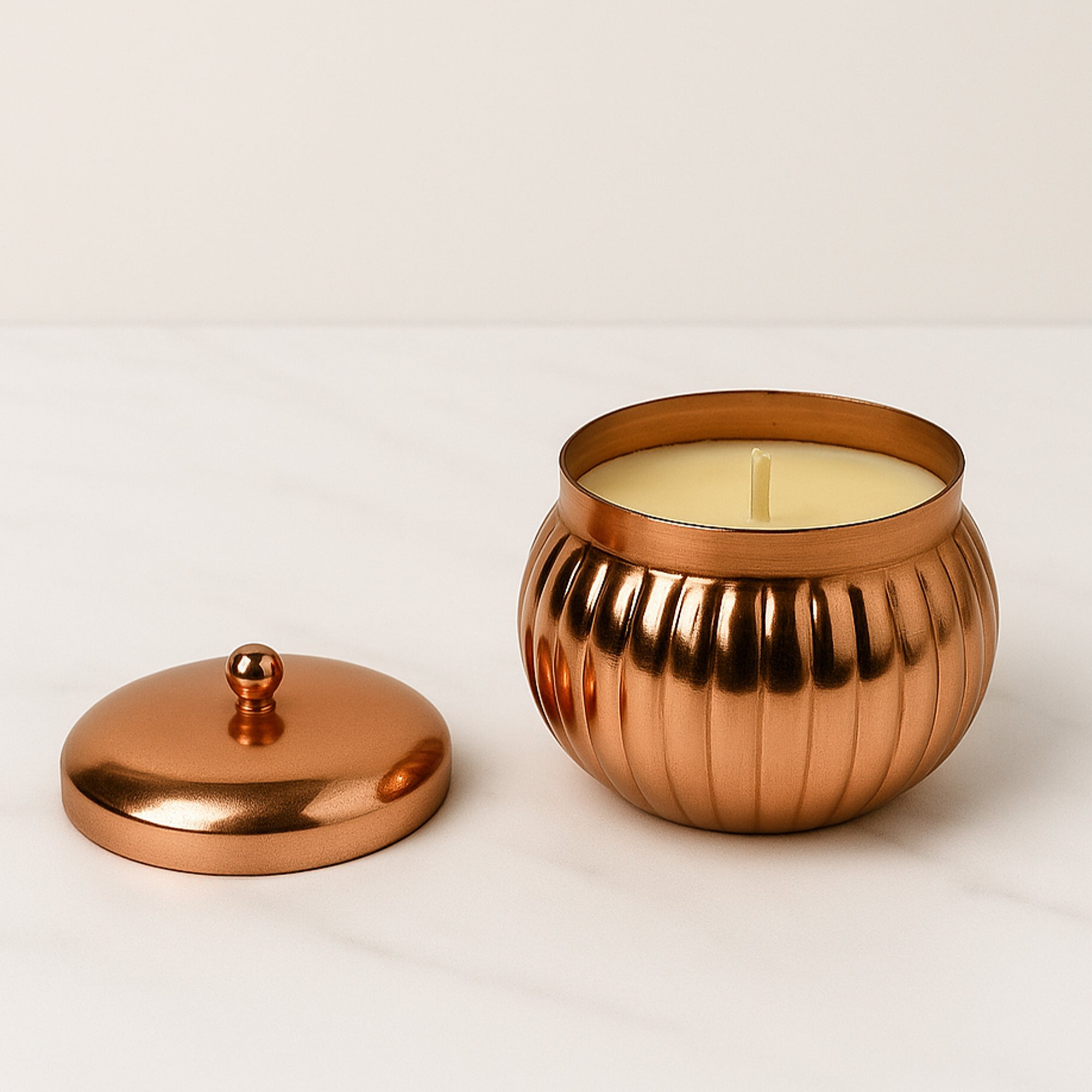 Pumpkin Jar candle | Soy Wax Candle by Bazgo